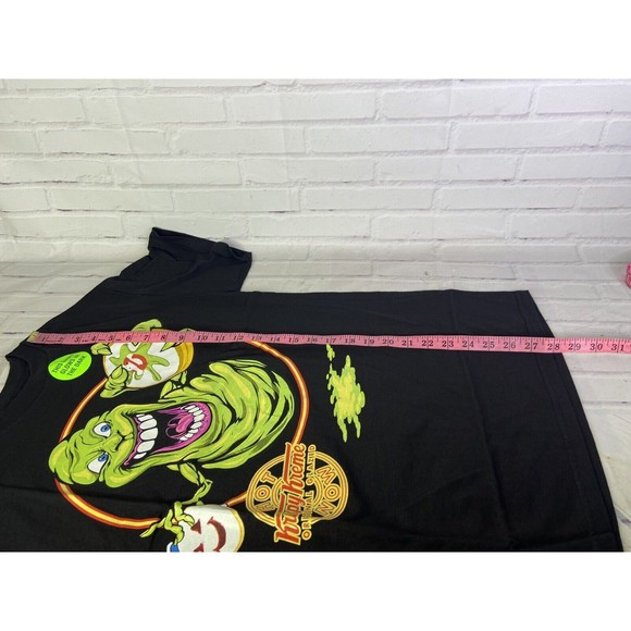 Krispy Kreme Ghostbusters Slimer GLOW in the Dark Limited Edition T-Shirt Size M - Picture 7 of 7